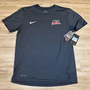 Nike The Nike Tee Dri-Fit Athletic Cut Shirt USA Hockey Size Medium